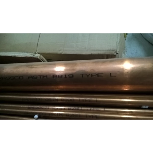 Brassco - Copper Tubes ASTM B819 Type L