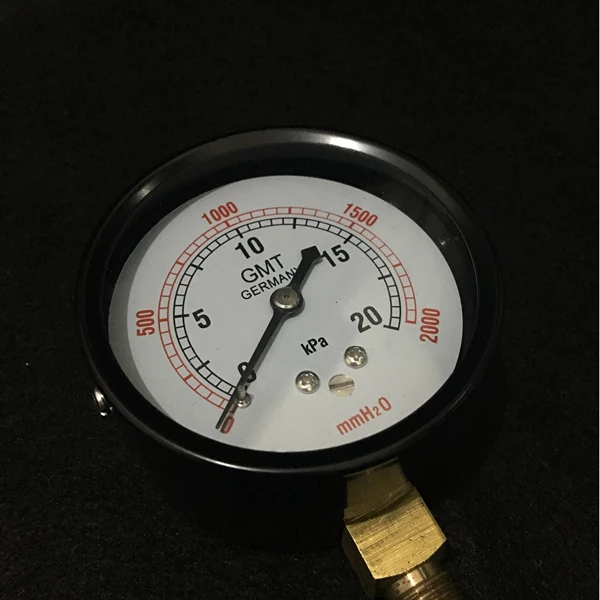 Pressure Gauge GMT Low Pressure (mmH2O)