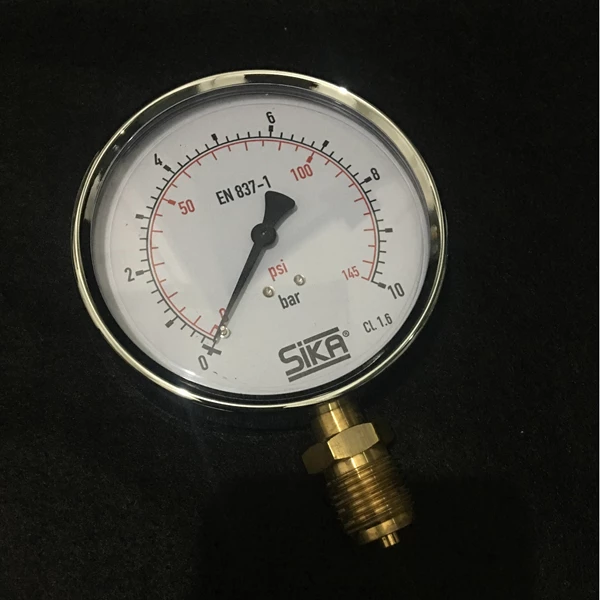 Pressure Gauge Sika (4" dial, 10 Bar)