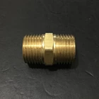 Brass Double Nipple Connector 1