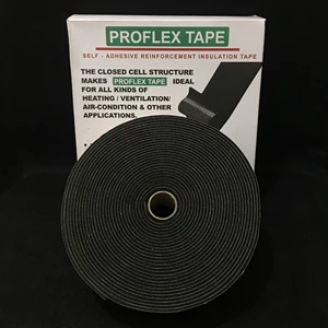 Proflex Ukuran 3mm x 50mm x 9meter - Lakban Isolasi/Insulasi untuk Pipa